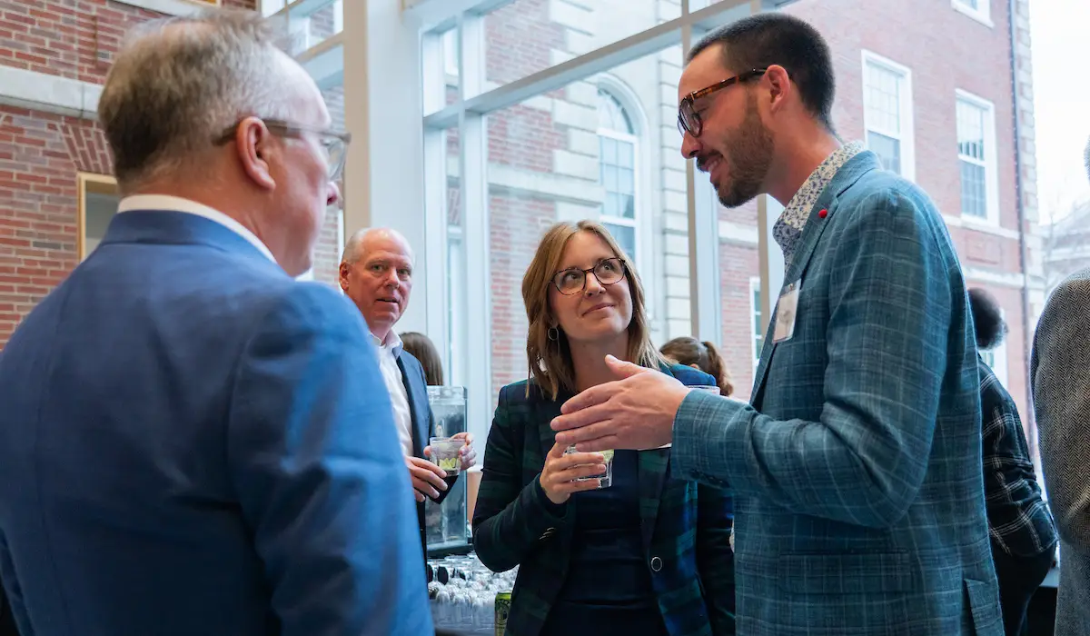 Faculty, staff, and donors connecting over shared priorities.